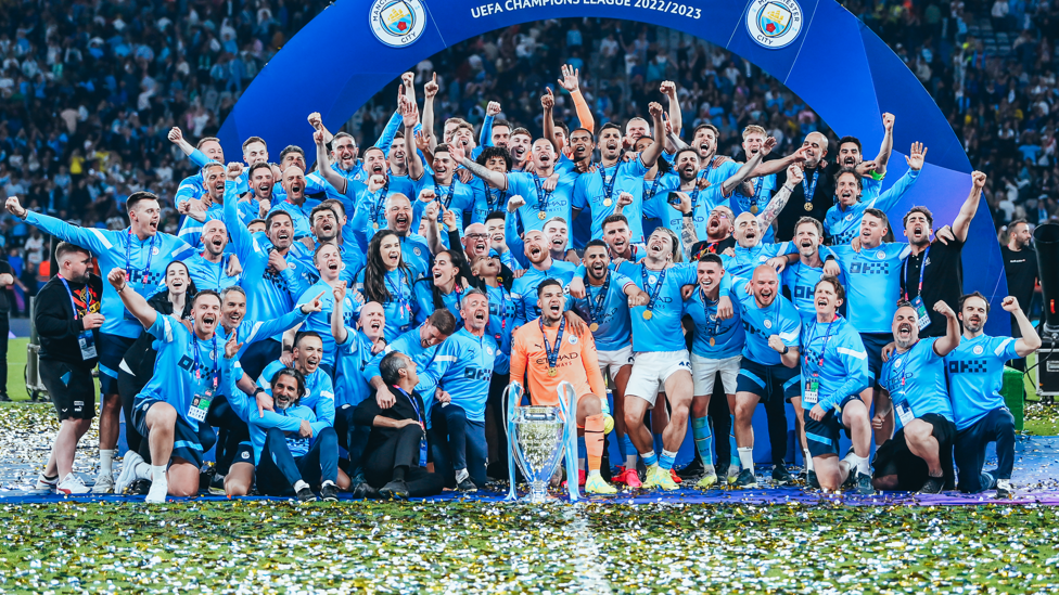 OUR ENTIRE TEAM : All of the team who worked on winning the Champions League