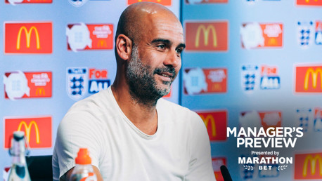 PRESS CONFERENCE: Pep Guardiola addresses the media ahead of the game