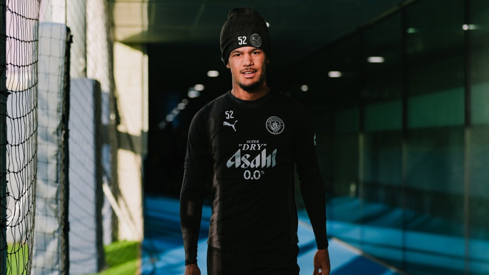 RARING TO GO  : Oscar Bobb heads out. 