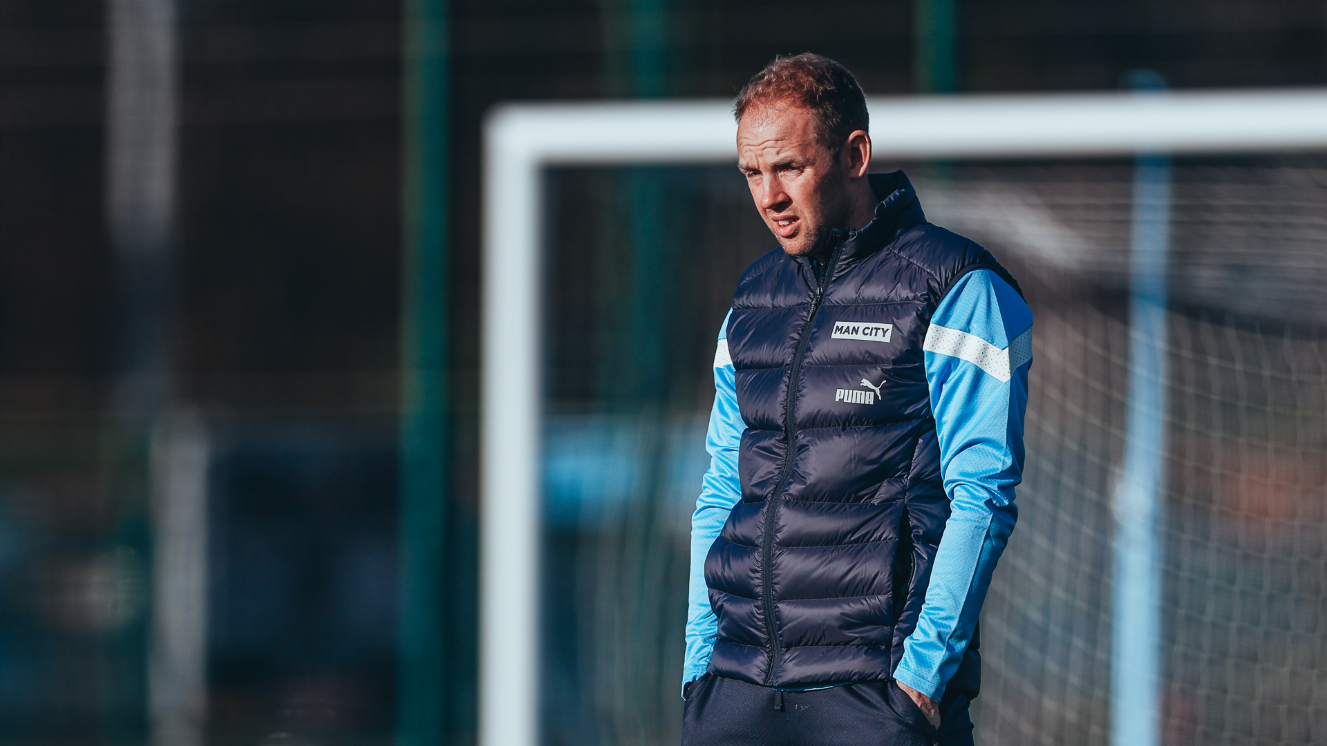 LOOKING ON: Ben Wilkinson watching on the sidelines.