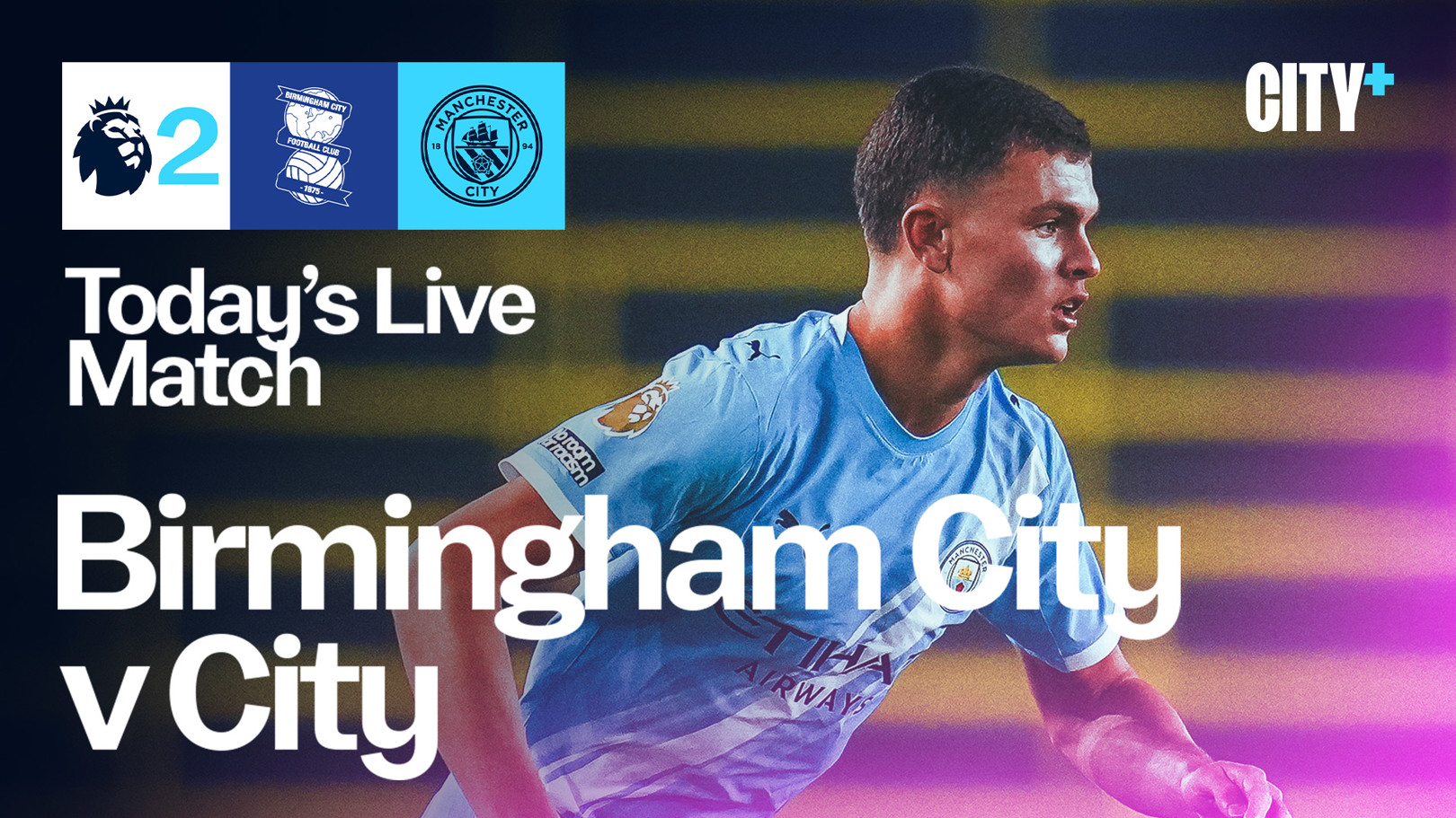 Watch City's PL2 clash at Birmingham live on CITY+ tonight