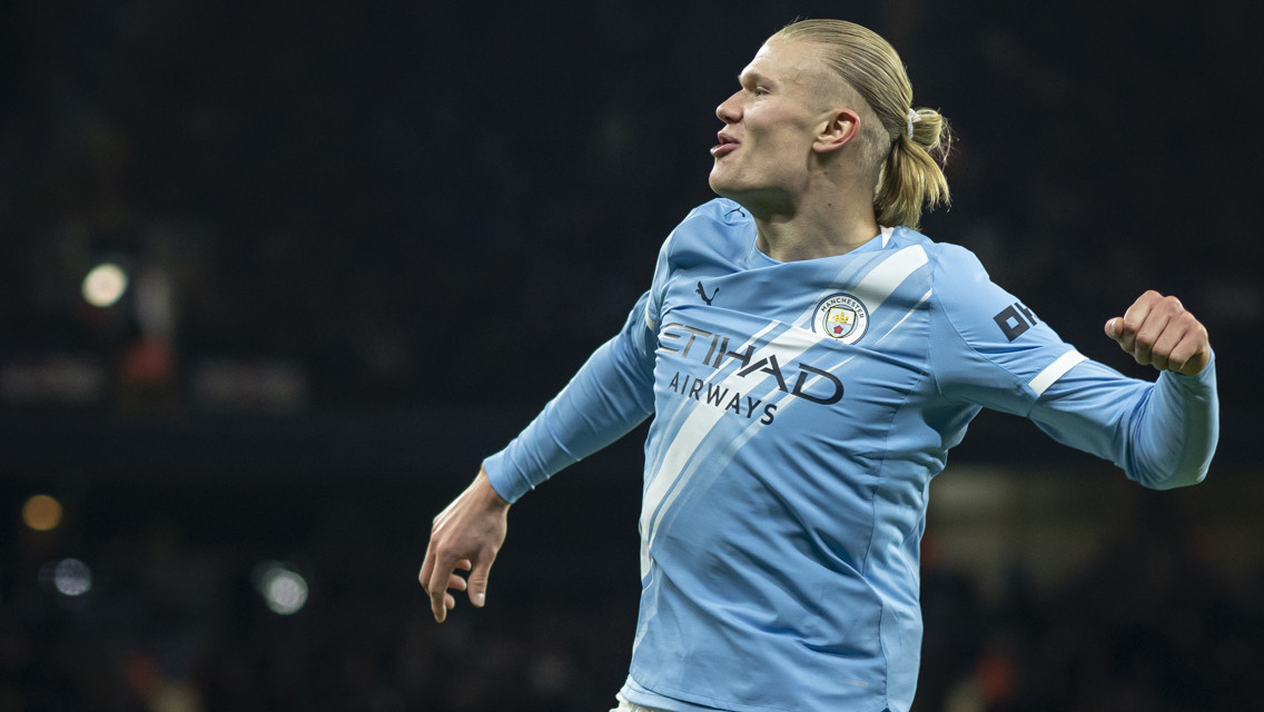 Haaland chega a 149 gols pelo City