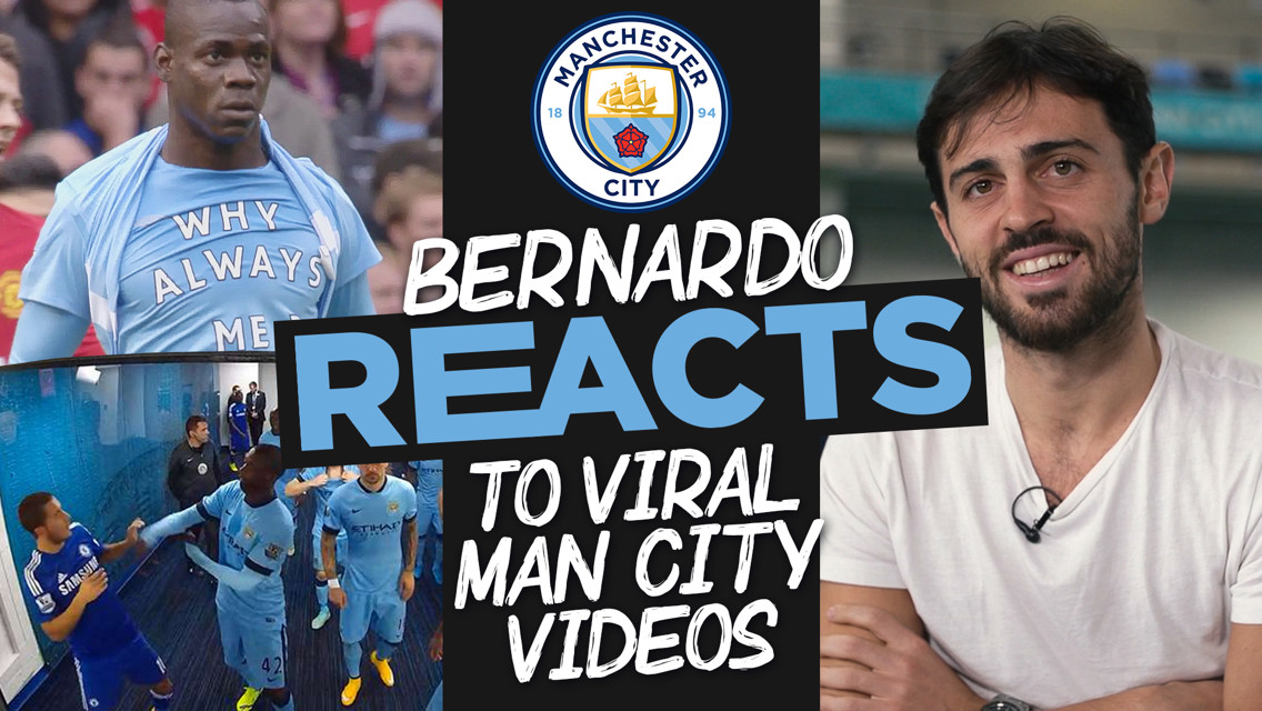 Bernardo Silva reacts: Agueroooo, Balotelli's bib and Yaya's slap