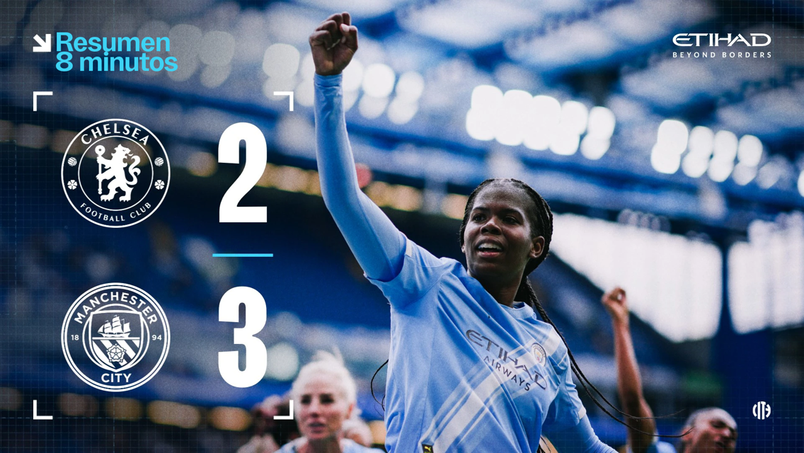 Chelsea 2-3 City: resumen extendido
