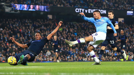 QUICK DOUBLE: Jesus accurately fires in his second of the evening.