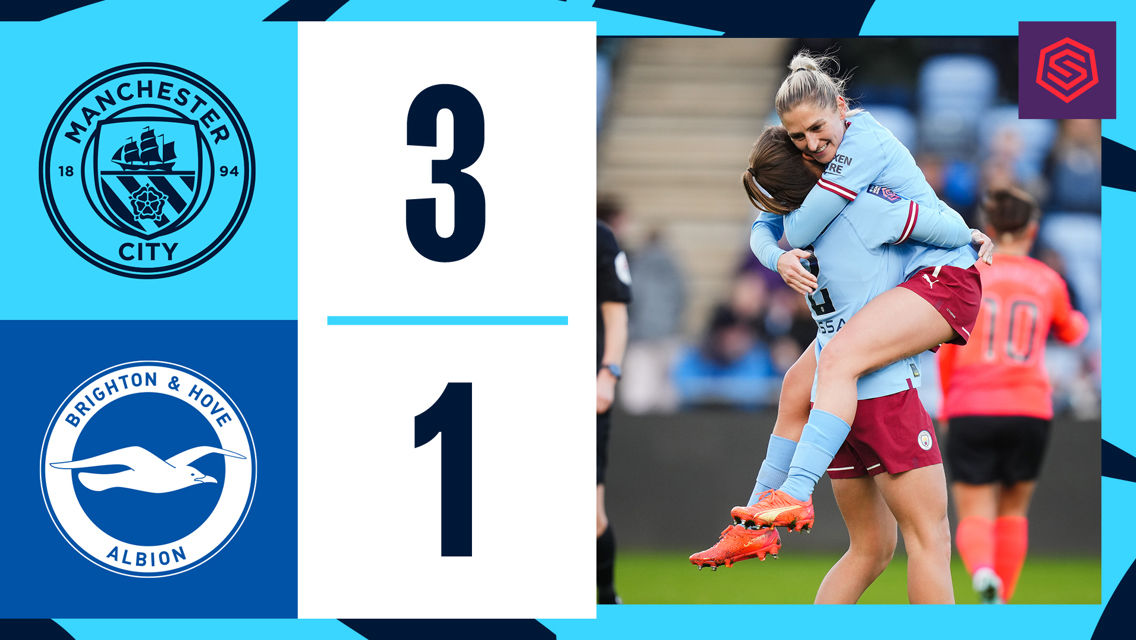 City 3-1 Brighton: Barclays Women's Super League highlights