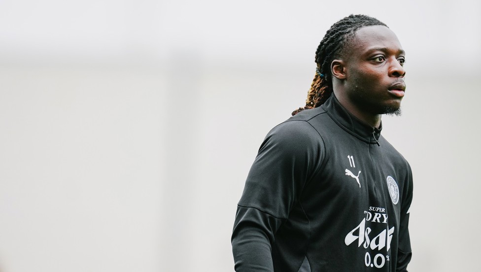 JEREMY DOKU: On his toes!