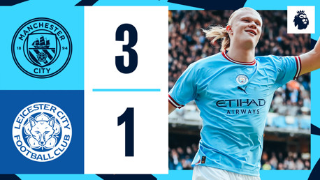 City 3-1 Leicester: Cuplikan singkat