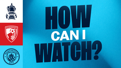How can I watch Bournemouth v City on TV?