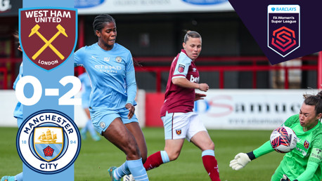 FA WSL highlights: West Ham 0-2 City