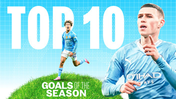 Watch: Top 10 goals of 2023/24