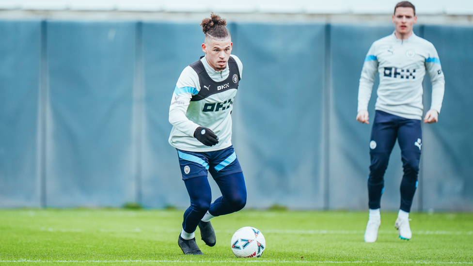 ON THE TURN : Kalvin Phillips takes control in midfield