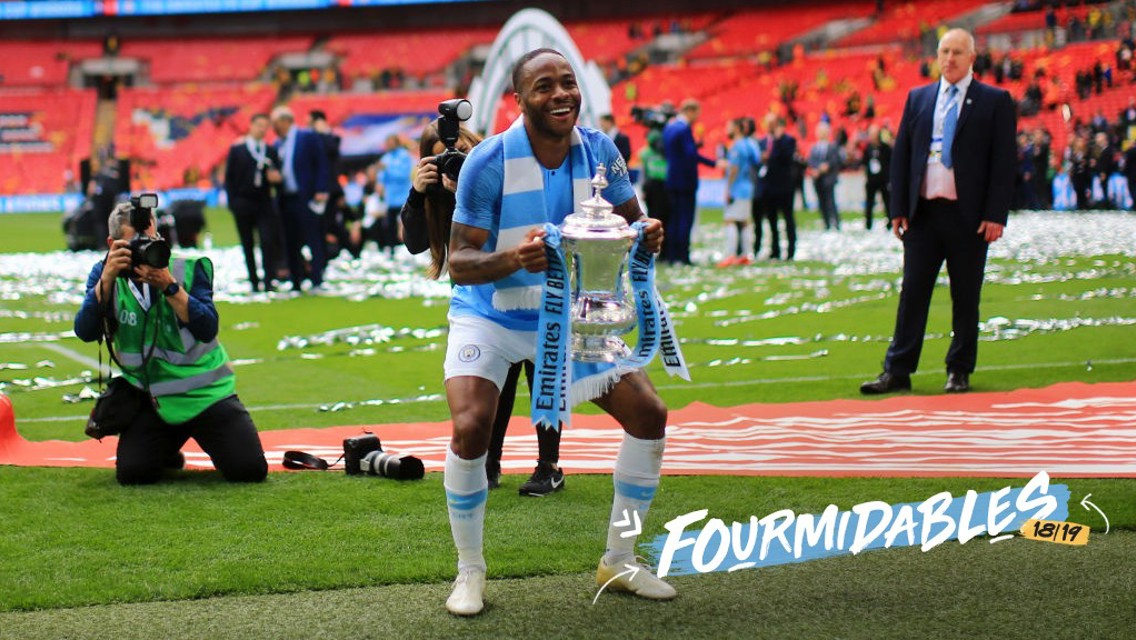 STAR MAN: Raheem Sterling enjoyed a fine 2018/19.