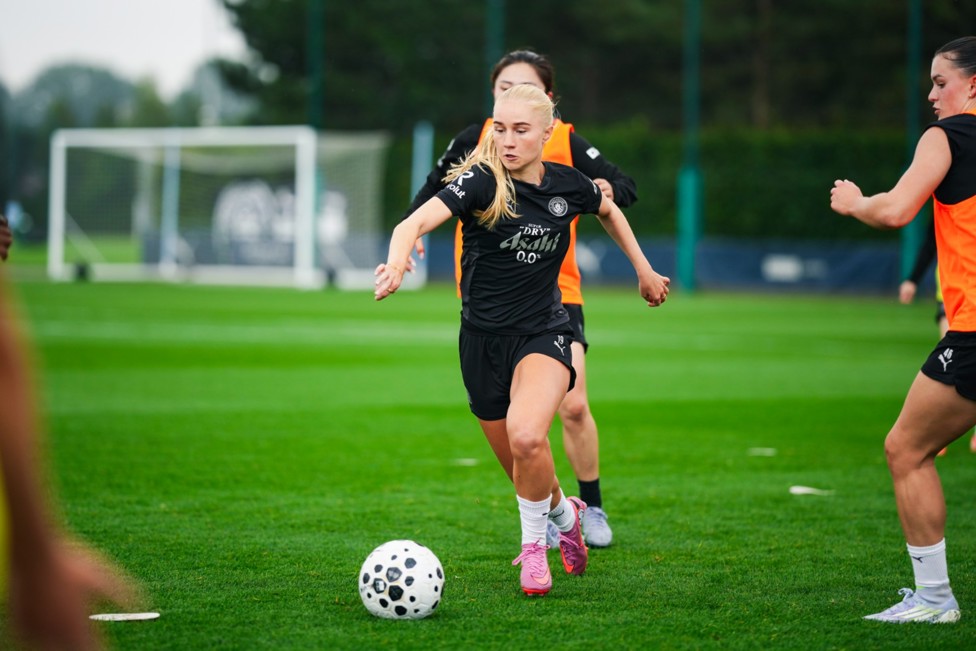 THREADING THE NEEDLE: Laura Blindkilde Brown putting in the effort