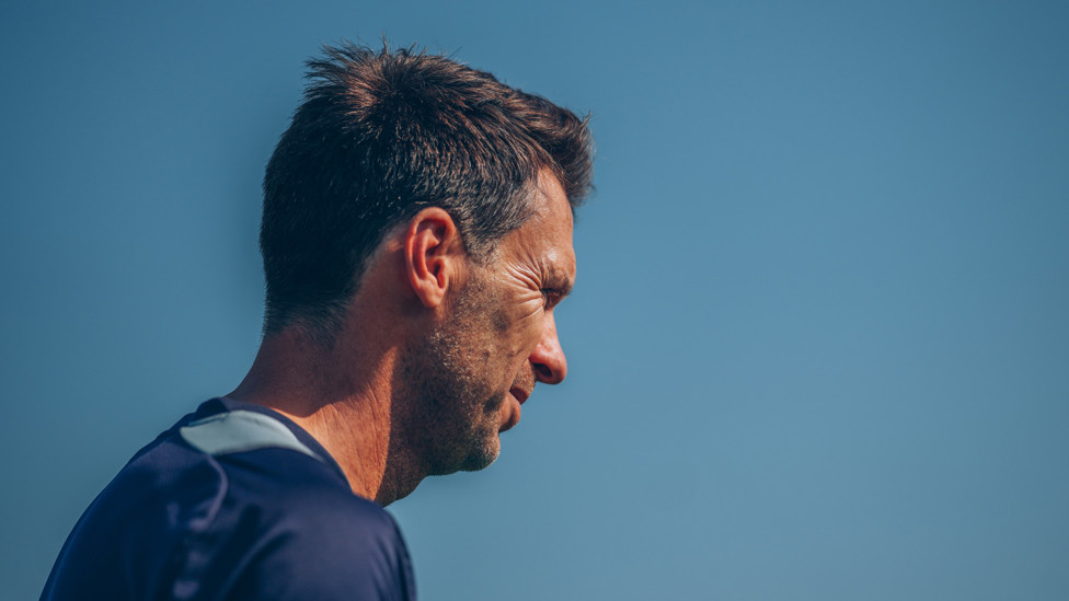 THE BOSS: Gareth Taylor keeps a watchful eye over proceedings