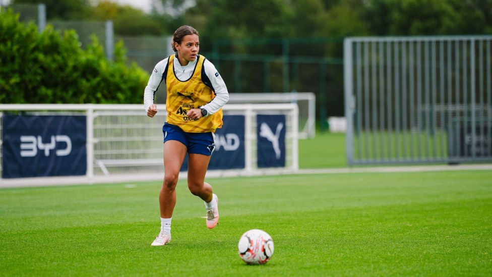 ON THE BALL : Iman Beney takes control