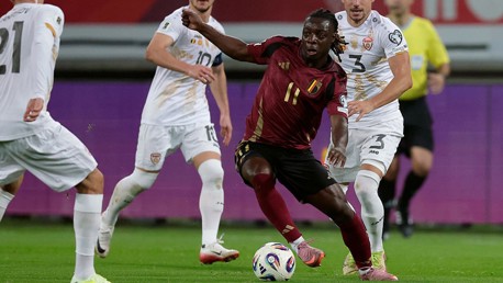 Doku features as Belgium and North Macedonia share World Cup qualifier spoils