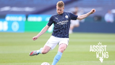 De Bruyne iguala el récord de asistencias de Henry