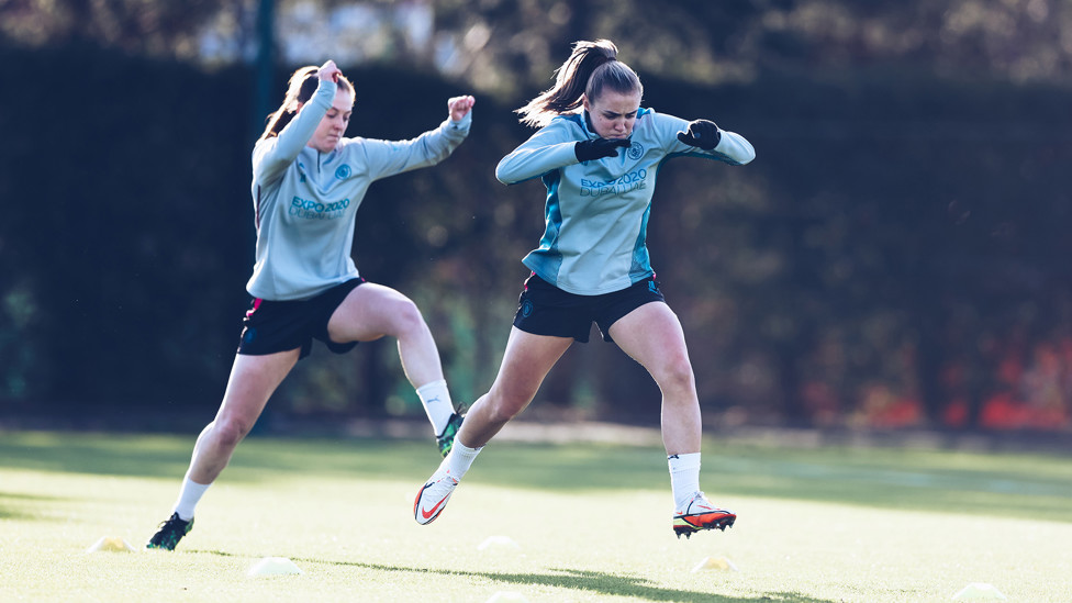 Competitors! Georgia Stanway and Keira Walsh