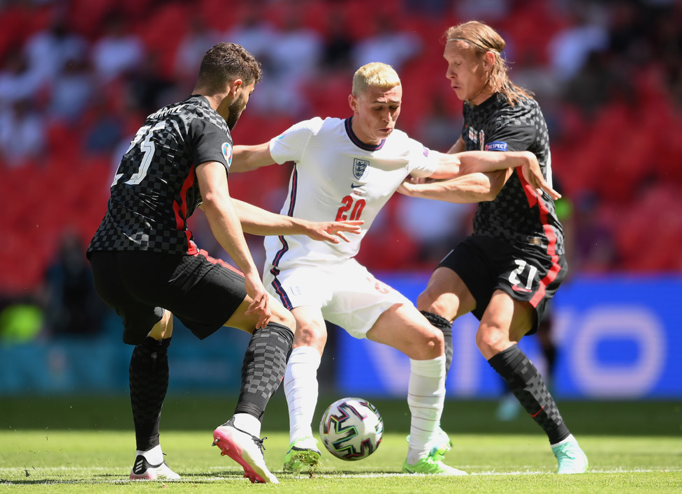 PHIL GOOD : City star Phil Foden was handed his first senior start in a major tournament