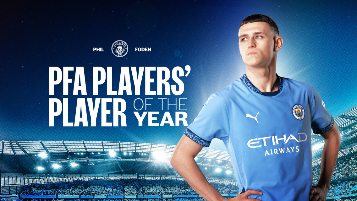 Phil Foden raih penghargaan Pemain Terbaik PFA Tahun Ini
