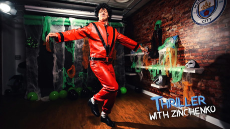 Zinchenko as Michael Jackson!