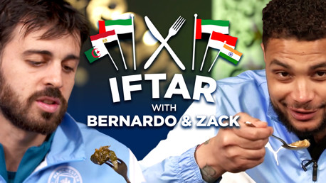 Iftar with Bernardo Silva and Zack Steffen