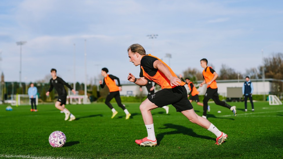 EYES ON THE PRIZE: Oliver Tevenan weighs up the options