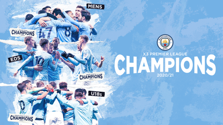 City claim hat-trick of Premier League titles 