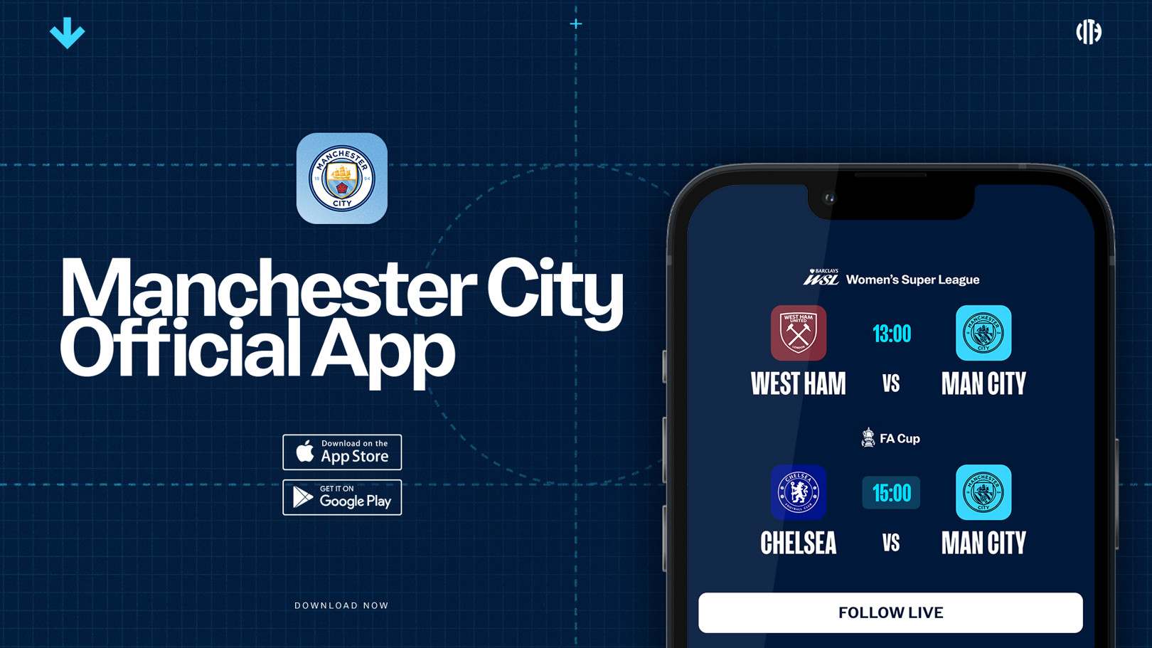 How to follow Saturday's double-header on our official app