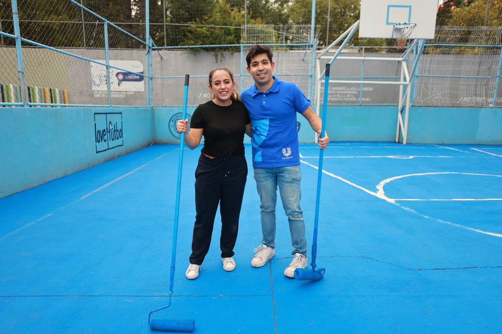 Rexona : Staff from the local Unilever office volunteered to support the event 