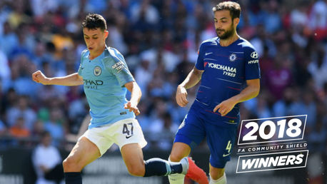 YOUNG GUN: Phil Foden produced a fine individual display as Manchester City beat Chelsea 2-0 to win the Community Shield