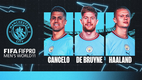 Three City players named in 2022 FIFPRO World 11