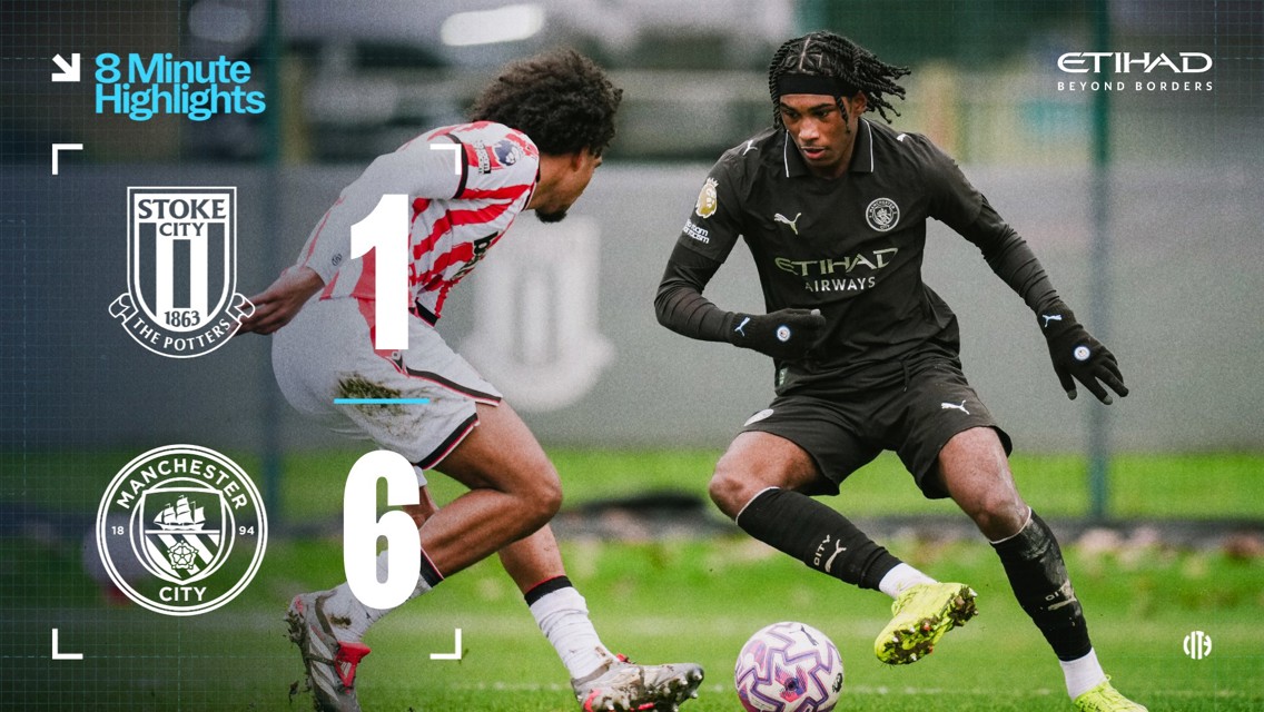 8-minute highlights: Stoke 1-6 City EDS