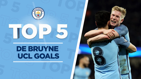 Kevin De Bruyne : le top 5 de ses buts en Ligue des Champions ! 