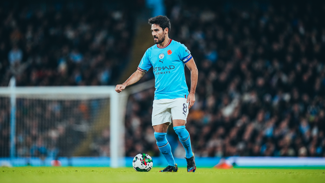 SILKY ILKAY: Running the midfield.