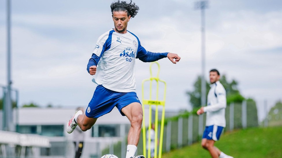 SETTLING IN : Ayyoub Bouaddi getting used to his newish surroundings