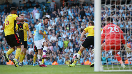 SIX AND THE CITY: Bernardo nets his second and our sixth goal early in the second half