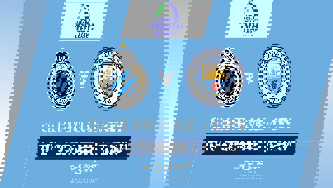 UYL: Watch Club Brugge v City U19s live on CITY+