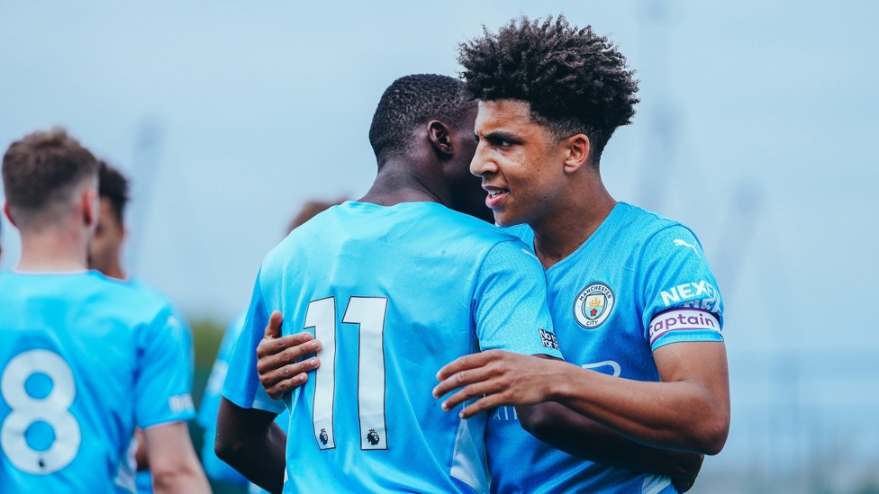 LEADERSHIP QUALITIES : He was tasked with captaining City's Under-18s. 