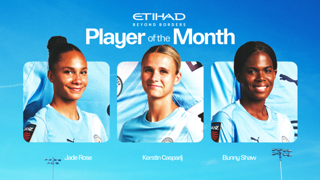 Etihad Player of the Month: November’s nominees