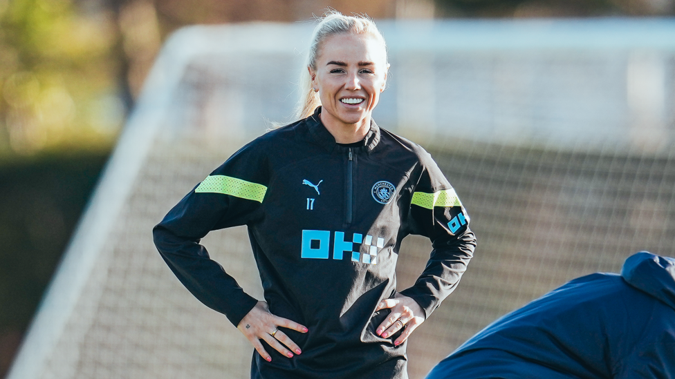 ALL SMILES: Alex Greenwood is a study in relaxation