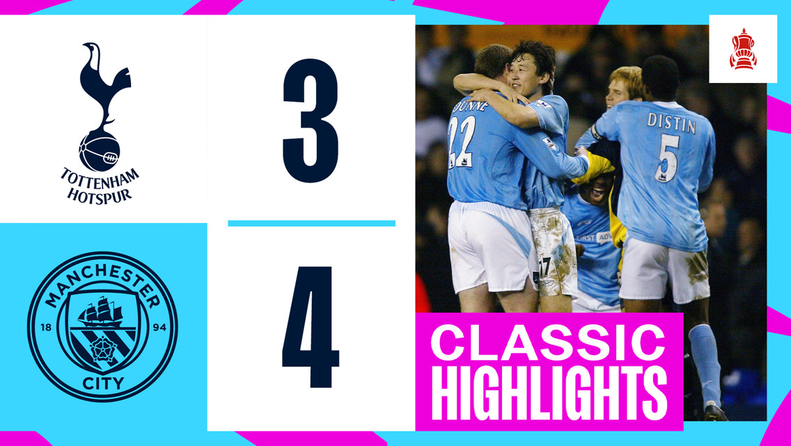 Classic highlights: Spurs 3-4 City 2004