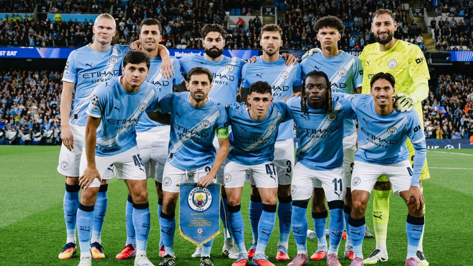 SQUAD GOALS  : City's starting XI. 