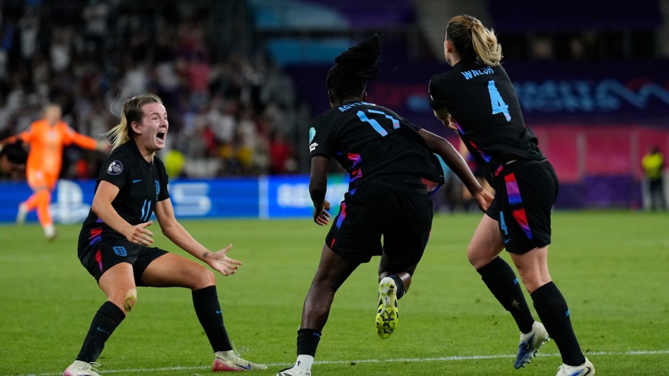LATE DRAMA : England left it late to beat Italy in extra time and set up a repeat of the 2023 World Cup final