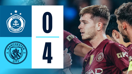 Slovan Bratislava 0-4 City: Melhores Momentos