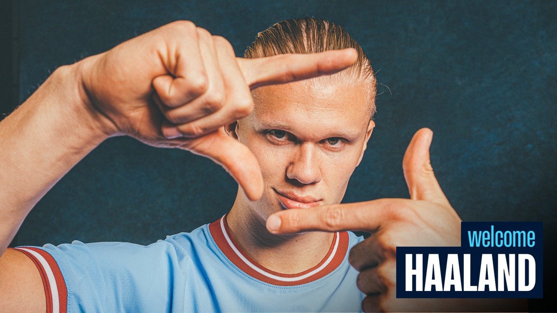 Gallery: Erling Haaland’s first day at City