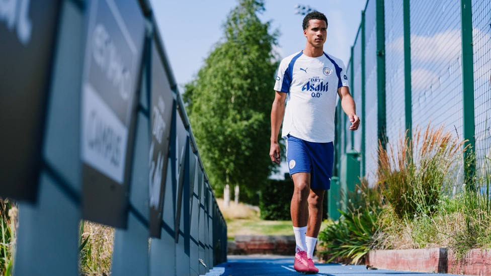 BACK TO BUSINESS: Divine Mukasa on his way to training