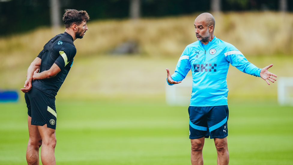 DEEP CHAT : Ruben Dias and Pep Guardiola talk tactics