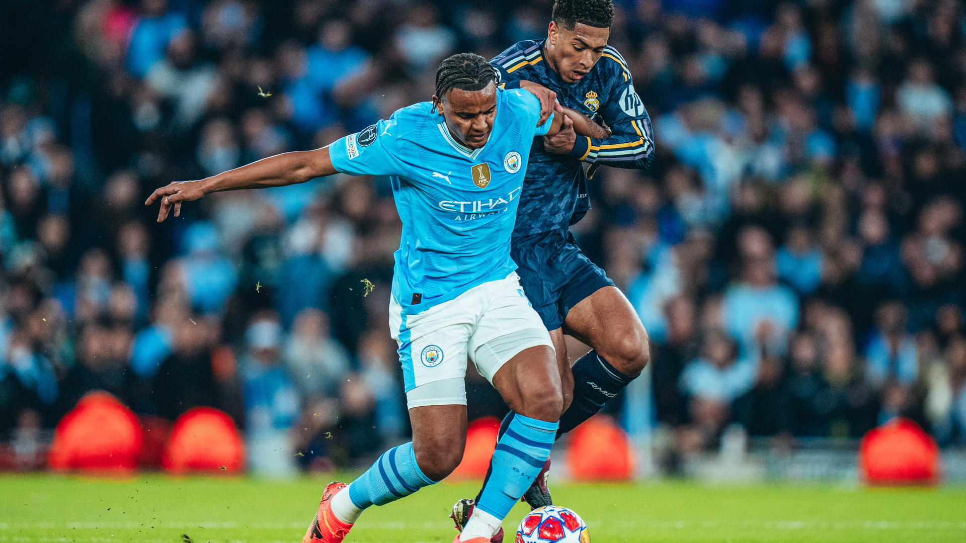 ACTION STATIONS: Manuel Akanji in the thick of things.